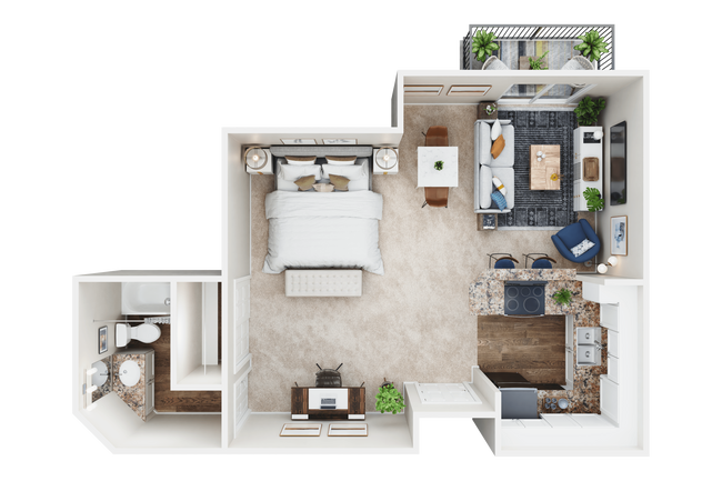 Studio F 3326 floor plan